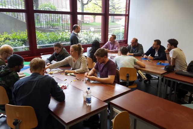 LEGO serious play workshop by Giuseppe Blasi at Lucerne University