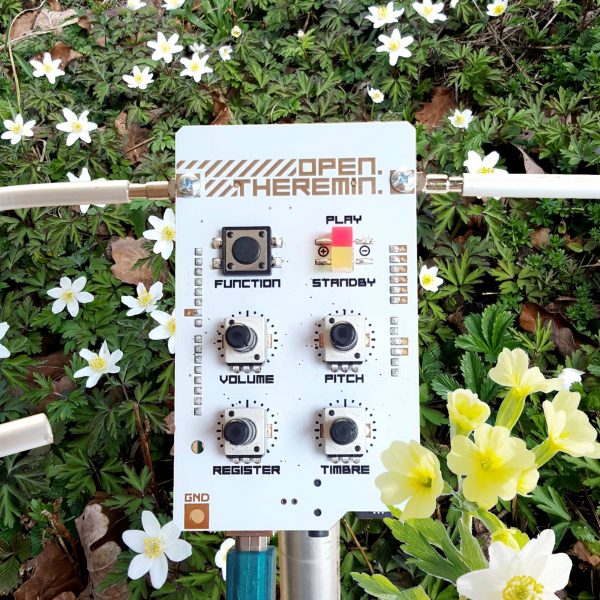 Special Spring Edition in White and Gold of the new OpenTheremin V3 is here