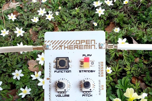 Special Spring Edition in White and Gold of the new OpenTheremin V3 is here