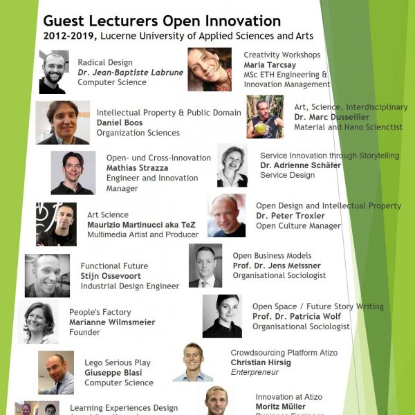 Looking back on eight years of lectures in Open Innovation with amazing guest lecturers